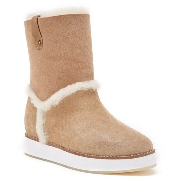 Australia Luxe Collective Boots Women's 9 Sand Been There Suede Boot Brown New